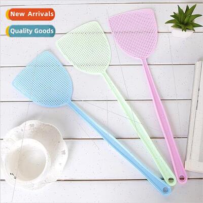 Summer Plastic Fly Swat Mosquo Swat Mesh Long Handle Manual