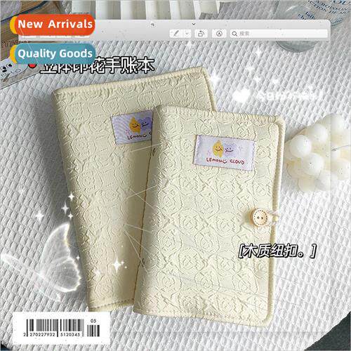 Cloth handbook rose Japan ins notebook handbook simple girl