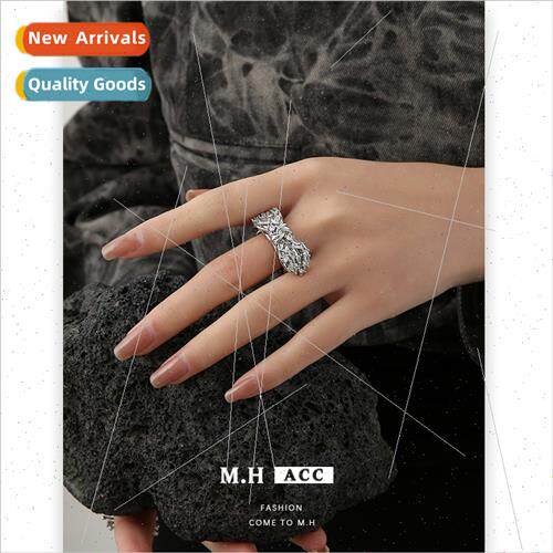 Diamonds tie knot open ring simple sweet cool index finger r