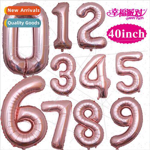 rose gold 40-inch digal aluminum film balloon wedding birthd
