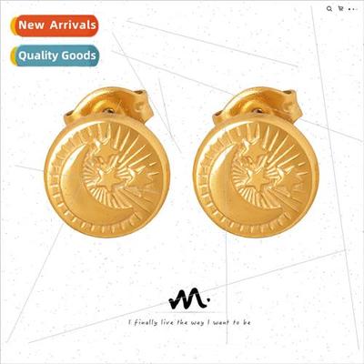 che ear care fashion earrings tanium steel gold-plated embos