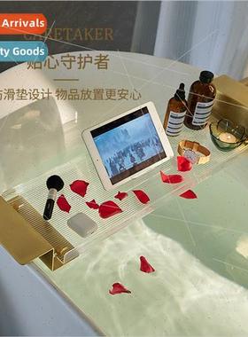 Bathtub shelf multifunctional bathroom bubble bath catching