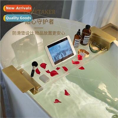 Bathtub shelf multifunctional bathroom bubble bath catching