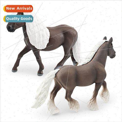 Wildlife steed model black est horse flower spotted mare dec