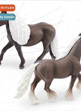 Wildlife steed model black est horse flower spotted mare dec