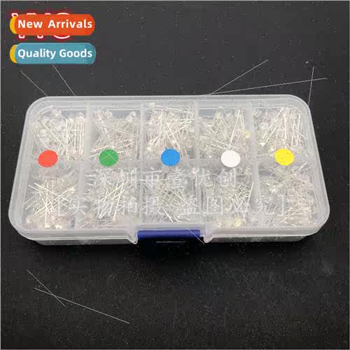 300pcs 600pcs 3mm Transparent LED Round ght Emting Diode Box