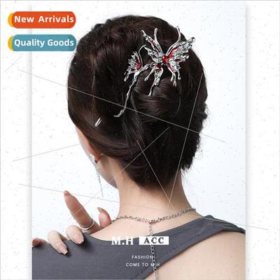 quid Double Butterfly Hair Clip Female Classical che One Wor