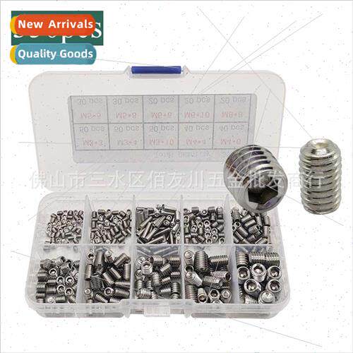 350pcs box 304 recessed set screws M3M4M5M6M8 combination se