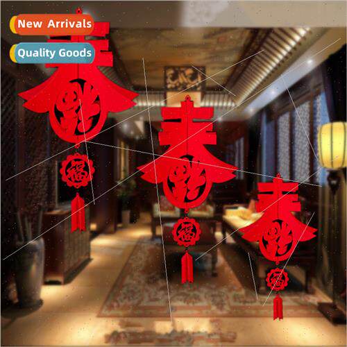 Spring character lanterns Hanging pcs large felt cloth thick