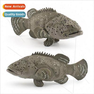 Grouper model chopped fish alum fish high fish ornament toy