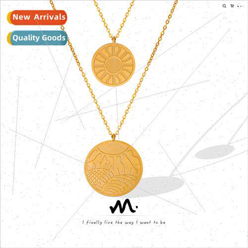 Vintage Stacked Double Layers Necklace Europe Hundred Double