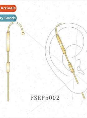 Fall new Europe geometric ear bone clip ear wire female hund