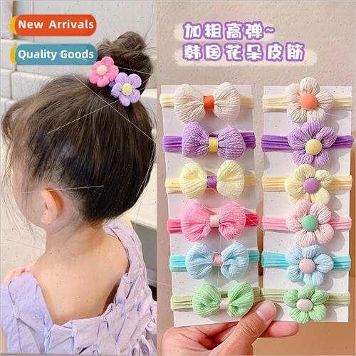 Towel ring children hair rope tie head rope girls elastic go