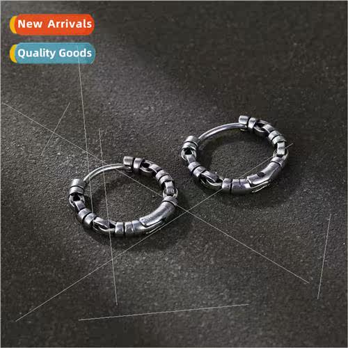 Europe new earrings earrings earrings rope knot retro tanium