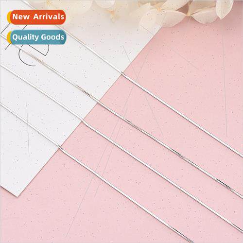 Snake bone chain s925 silver thin necklace female simple gir
