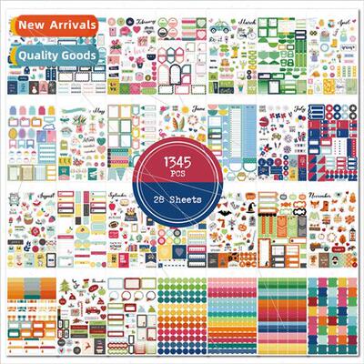 PLANNER STICKER new plan stickers 1345 pcs diary planning no