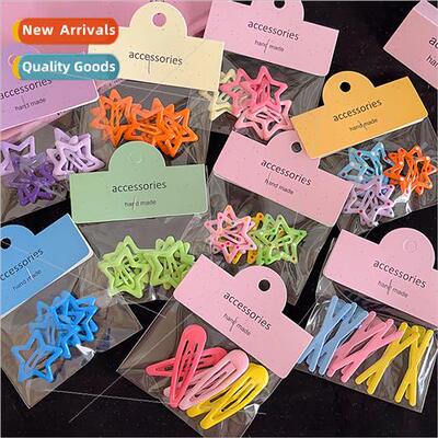 Star hairpin ins side clip y2k dopamine hair clip bangs clip