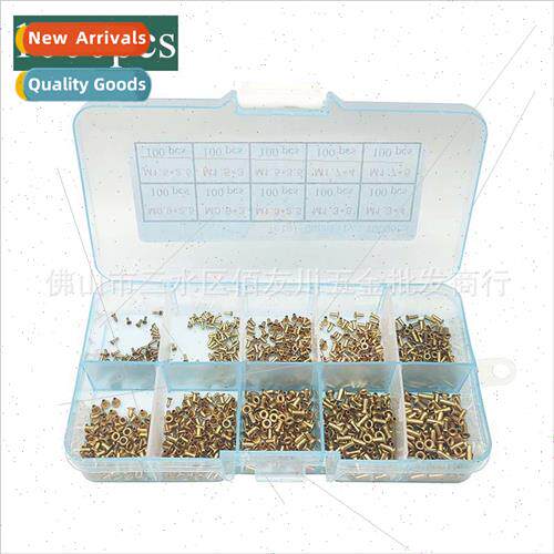 1000pcs Copper Hollow Rivets Choke Eye Button M0.9 1.3 1.5 1