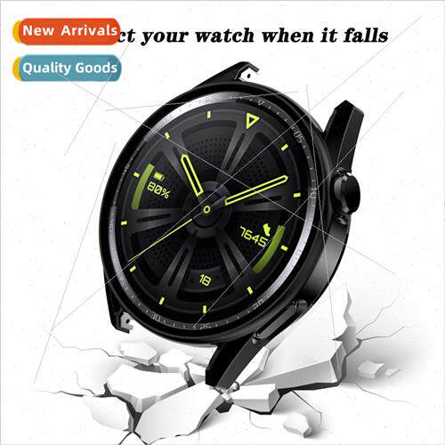 适用Huawei watch GT3 case 42/46mm watch tempered film all-in