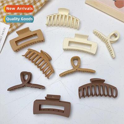 Morandi Frosted Sweet Grab Clip Set Two Coiled Hair Wash Hai