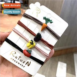 Headballoy fru carrot hair rope Korea tie hair rubber bhair