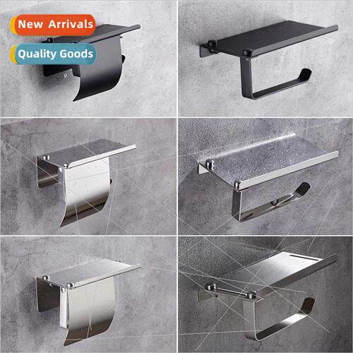 304 paper towel holder bathroom paper roll holder cell phone