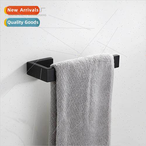9008 Towel Ring 304 Pendant Bathroom Hanging Rod Black Towel
