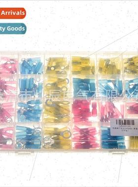 240pcs Heat Shrinkable Terminal Block Set Circle Crimp Termi
