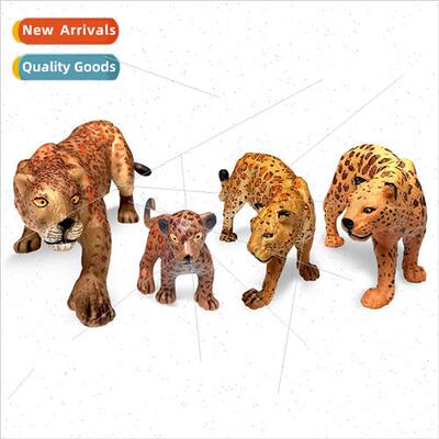 Animal Cheetah Model Solid Static Attacking Cheetah African