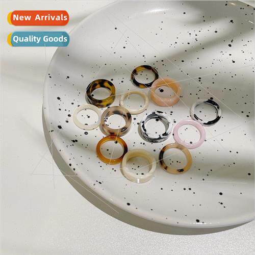 Korea Acetate Index Finger Ring Women Fashion mple Peplum Kn