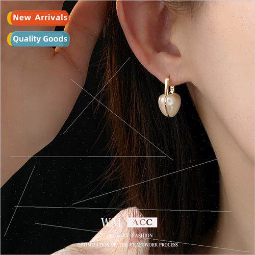 Plating mermaid  love earrings commuter versatile earrings f