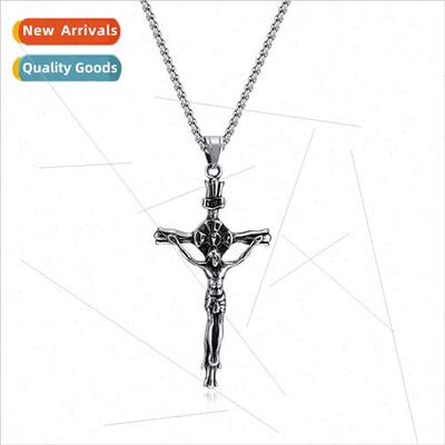 Europe retro nd tanium steel cross wind tide stainless steel