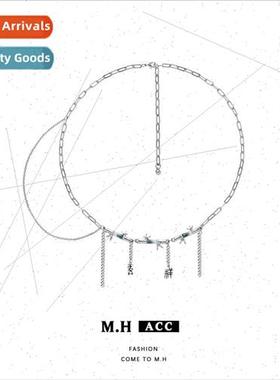 Bamboo Necklace Women Vintage Chain Necklace che Delicate Co