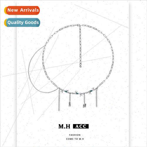 Bamboo Necklace Women Vintage Chain Necklace che Delicate Co