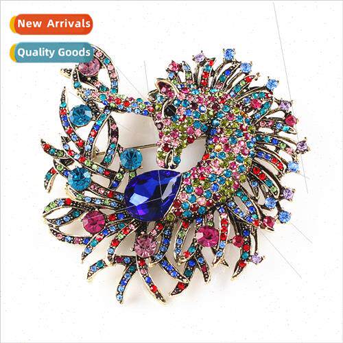Europe Crystal Imation Zirconia Unicorn Diamonds Alloy Brooc
