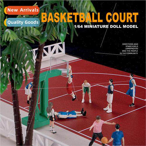 1:64 Basketball character model miniature hpuppet resin micr
