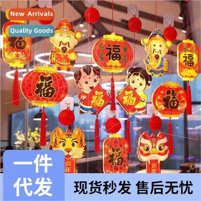 New Chinese New Year suction cup lights shopping mall room w