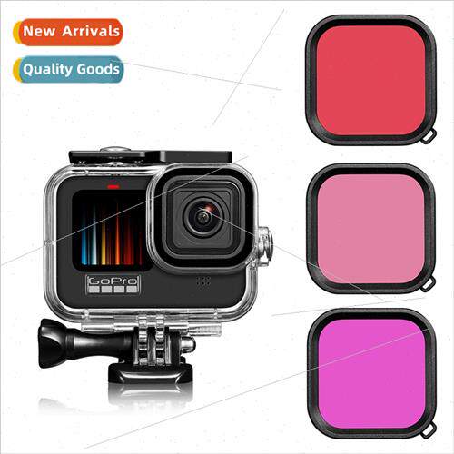 适用gopro 12 11/10 9 WaterproCase Sports Camera Accessories