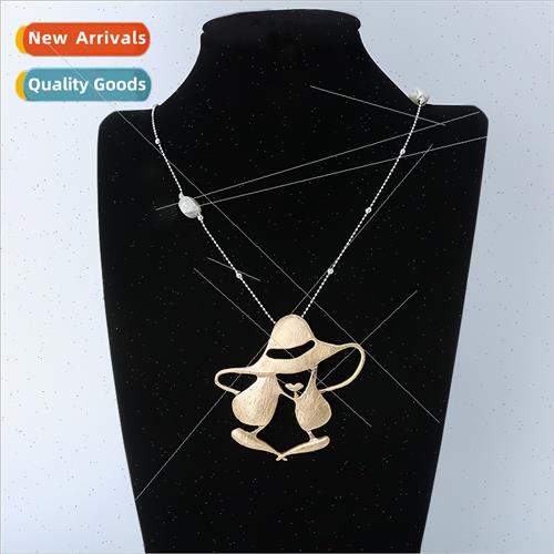 Sweater Chain Long New Necklace Europe Women Beauty Head Abs