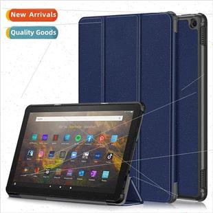 Case适用Fire10 Tablet Case HD10 2023 Tri-Fold Caster Solid C