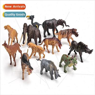 Prehistoric animal model children cognive mini mammoth saber