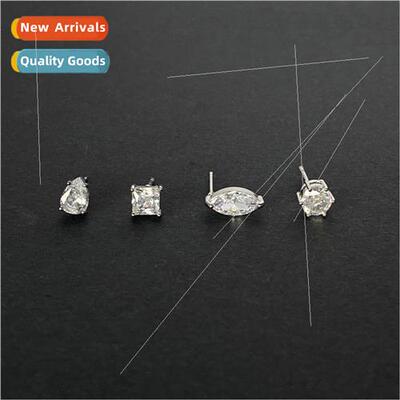 Sleep whout removing*Classic mple Horse Eye Drop Zirconia Ea