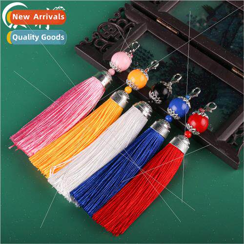 Short lobster buckle tassel spike DIY handmade car hanging j