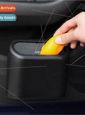 Car trash can car universal wh lid hanging storage mini simp