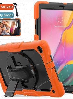 适用Samsung TabA 10.1 T510 Colorful Silicone PC Swivel Table