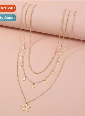 jewelry punk tassel star hundred fashion multi-layer stackin