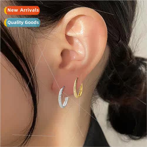 circle circle flash searrings female Korea retro HK shining