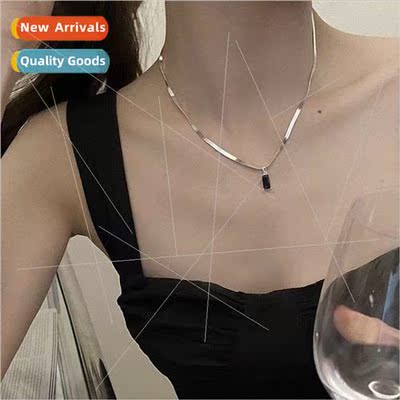 ins girls industrial niche colorful rhinestone snake bone ch