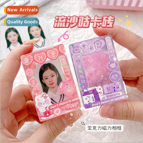 ins quicksinto oil goo card brick diy acrylic goo disk trans