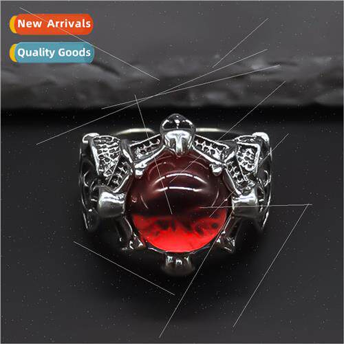 Red Devil Eye Ring che Hip Hop Cool Handsome Adjustable Ring